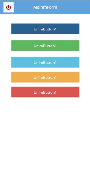 UniGui使用CSS(2)使用bootstrap风格的按钮(续)